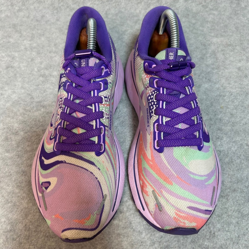 Brooks Ghost 14 Women's Running Shoes‎ Purple Multi Color Size 6.5 - Picture 4 of 9